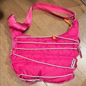 Baboon to the Moon “Rasberry Fizz” Moon Bag with Contrast Cord